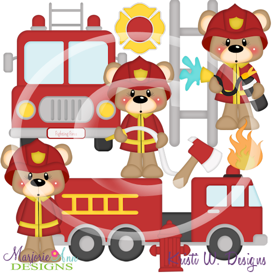 Fireman Franklin SVG Cutting Files/Paper Piecing +Clipart - Click Image to Close